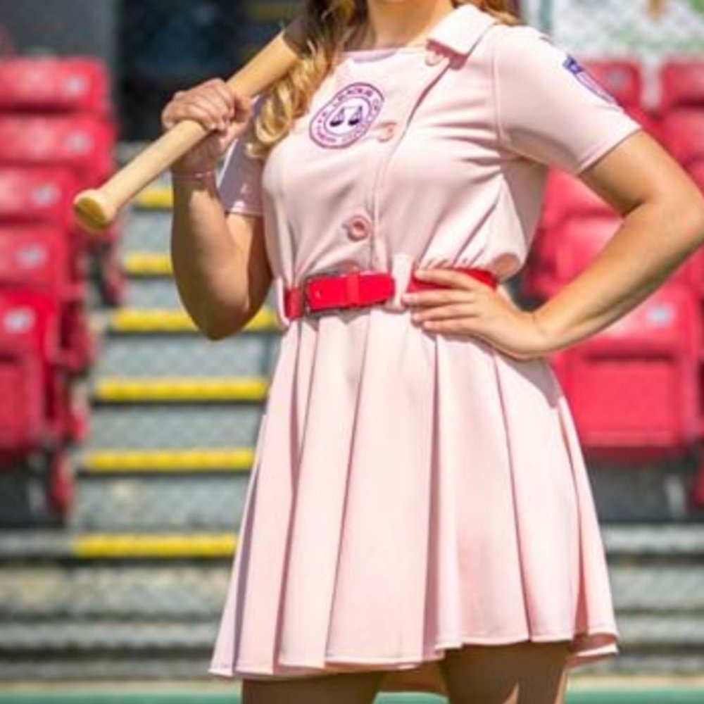 plus size halloween costume a league of their own baseball